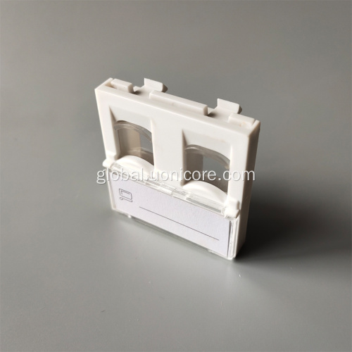 China RJ45 45x45 french type face plate wall plates Supplier